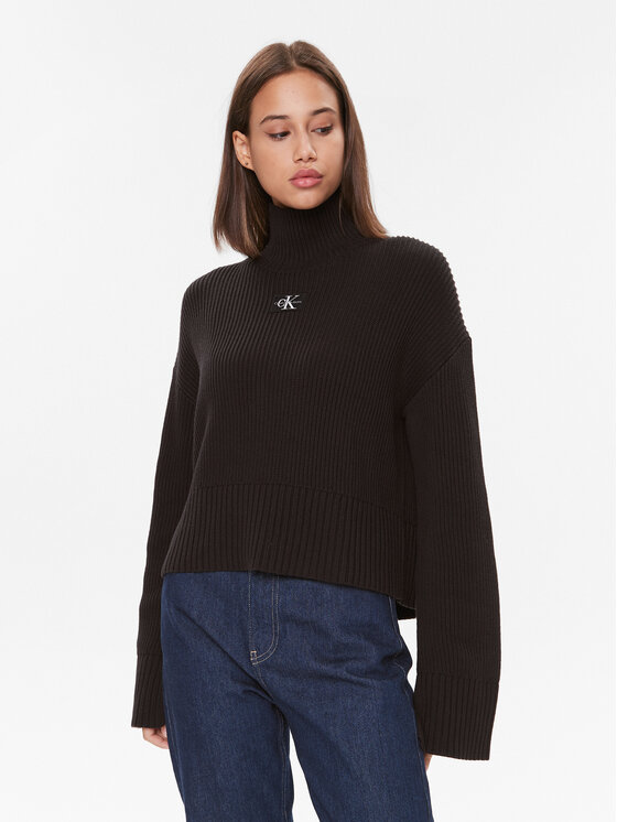 Calvin Klein Jeans Golfas · Juoda · Relaxed Fit