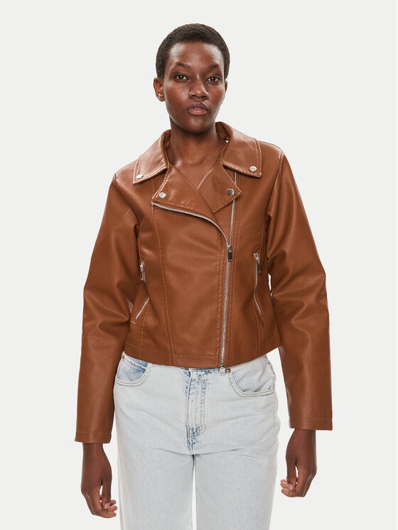 Brave Soul Dirbtinės odos striukė · Ruda