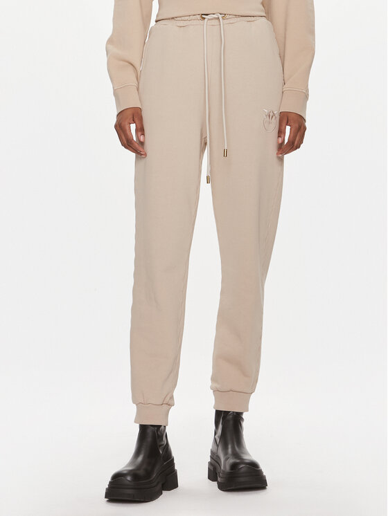 PINKO Sportinės kelnės · Smėlio · Regular Fit