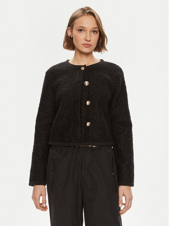 Gina Tricot Demisezoninė striukė · Juoda