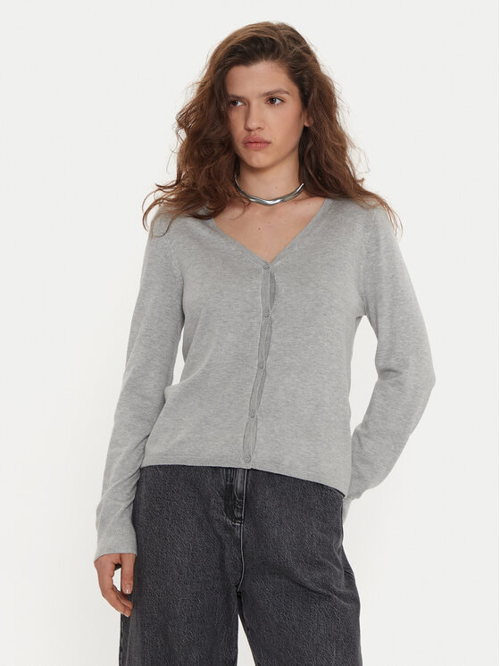 Vero Moda Kardiganas · Pilka · Regular Fit