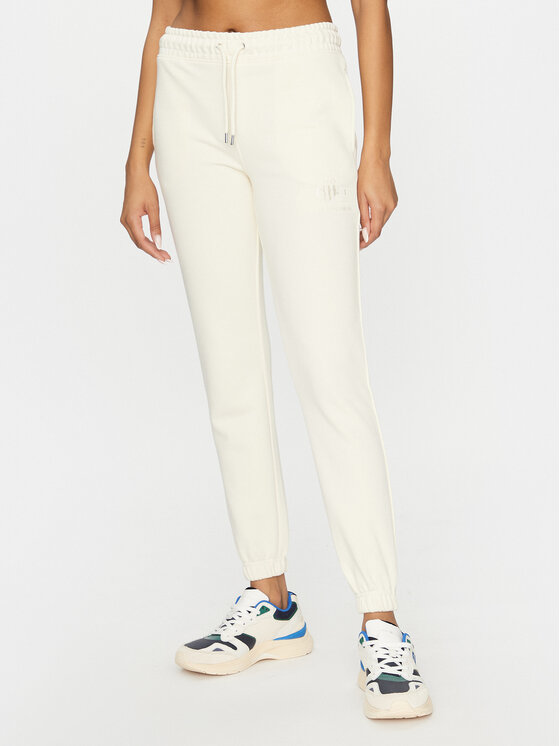 Gant Sportinės kelnės · Écru · Regular Fit