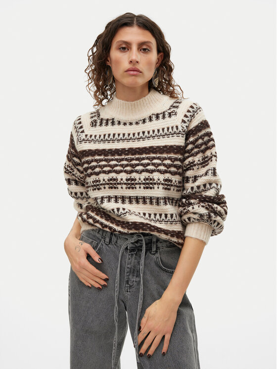 Vero Moda Golfas · Smėlio · Regular Fit