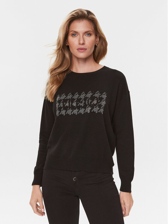 Liu Jo Megztinis · Juoda · Regular Fit