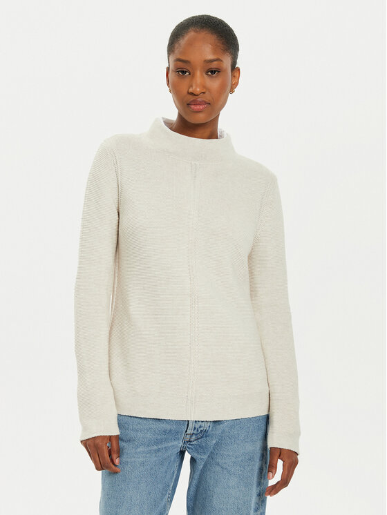 OUI Megztinis · Écru · Regular Fit