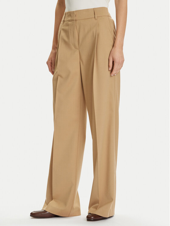 Marc O'Polo Medžiaginės kelnės · Smėlio · Regular Fit