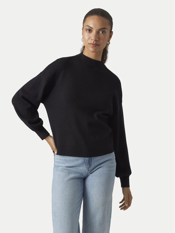 Vero Moda Megztinis · Juoda · Regular Fit