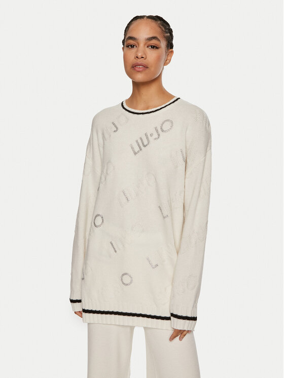 Liu Jo Megztinis · Balta · Regular Fit