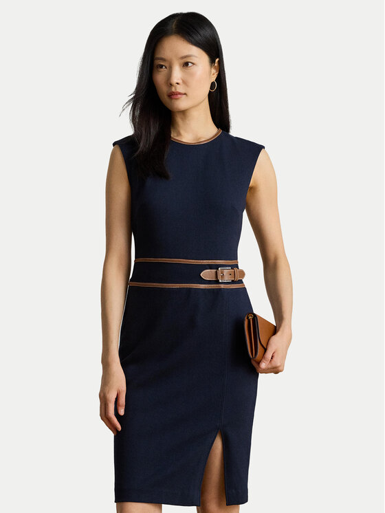 LAUREN RALPH LAUREN Kokteilinė suknelė · Tamsiai mėlyna · Mini