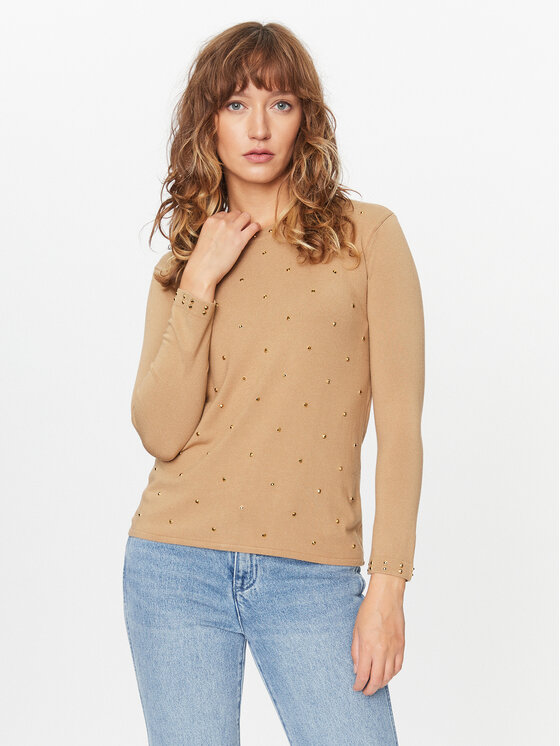 TWINSET Megztinis · Smėlio · Regular Fit