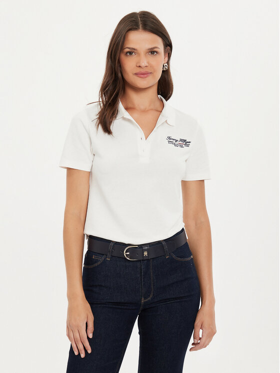 Tommy Hilfiger Polo marškinėliai · Écru