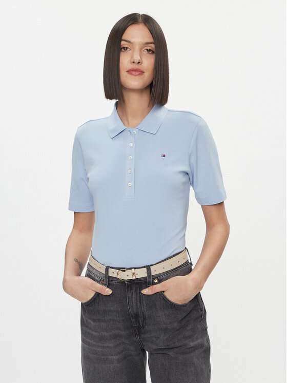 Tommy Hilfiger Polo marškinėliai · Žydra