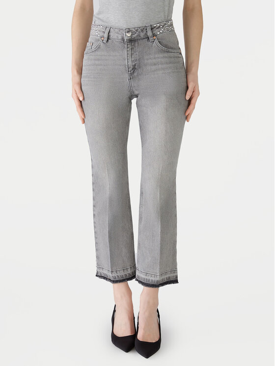 OUI Džinsai · Pilka · Regular Fit