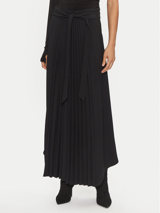 Joseph Ribkoff Plisuotas sijonas · Juoda · Midi