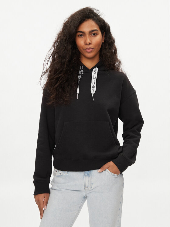 Tommy Jeans Džemperis · Juoda · Relaxed Fit