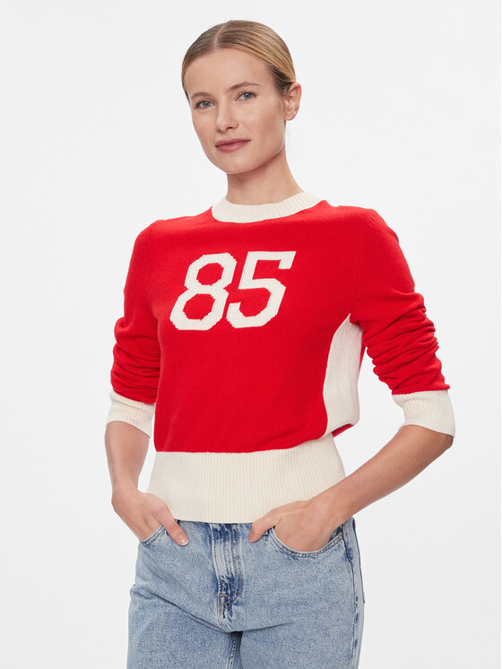 Tommy Hilfiger Megztinis · Raudona · Slim Fit
