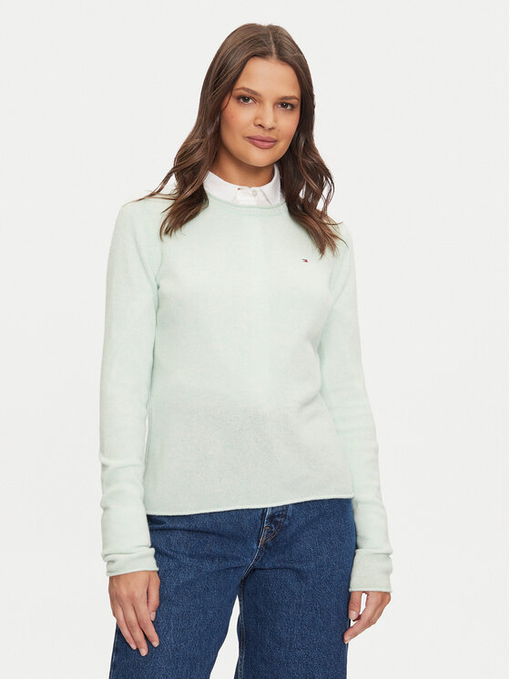 Tommy Hilfiger Megztinis · Žalia · Regular Fit