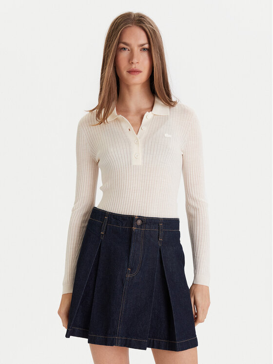Lacoste Megztinis · Écru · Slim Fit
