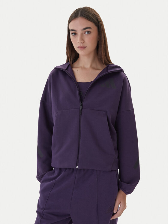 adidas Džemperis · Violetinė · Relaxed Fit