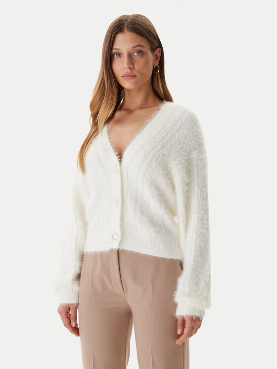 Guess Kardiganas · Écru · Relaxed Fit