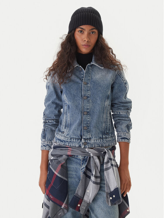 G-Star Raw Džinsinė striukė · Mėlyna