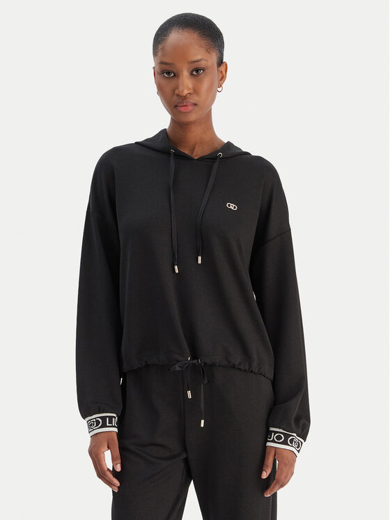 Liu Jo Sport Džemperis · Juoda · Regular Fit