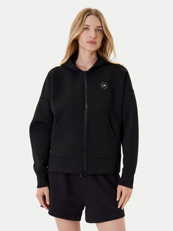 adidas by Stella McCartney Džemperis · Juoda · Relaxed Fit