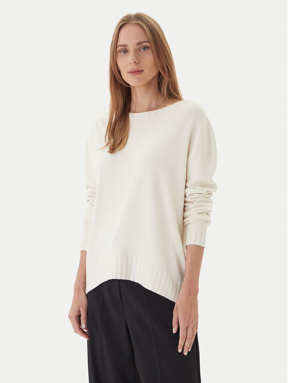 Kontatto Megztinis · Écru · Relaxed Fit