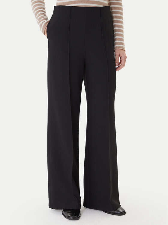 Tommy Hilfiger Palazzo kelnės · Juoda · Regular Fit