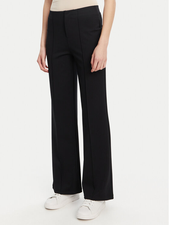 Guess Medžiaginės kelnės · Juoda · Regular Fit