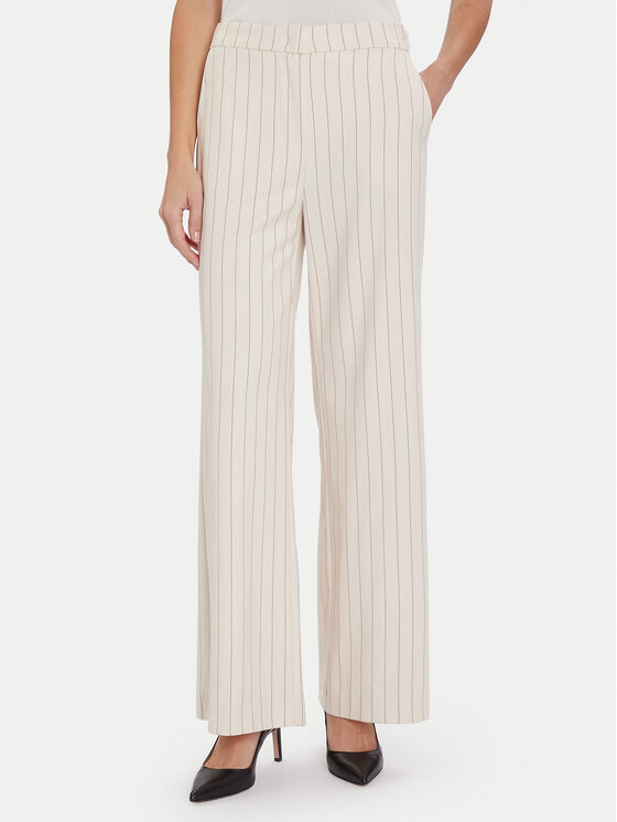 Maryley Medžiaginės kelnės · Écru · Regular Fit