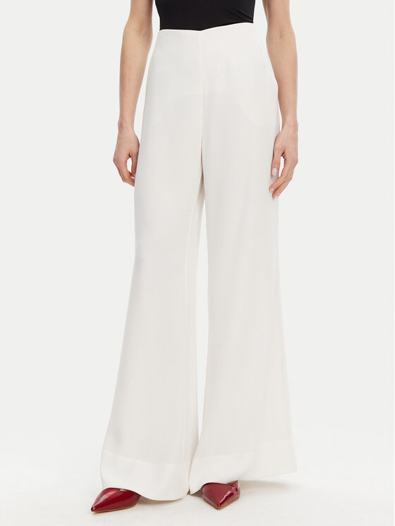 ACCESS FASHION Palazzo kelnės · Balta · Regular Fit