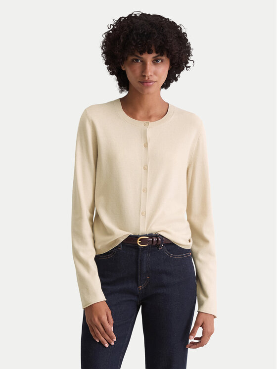 Marc O'Polo Kardiganas · Smėlio · Slim Fit