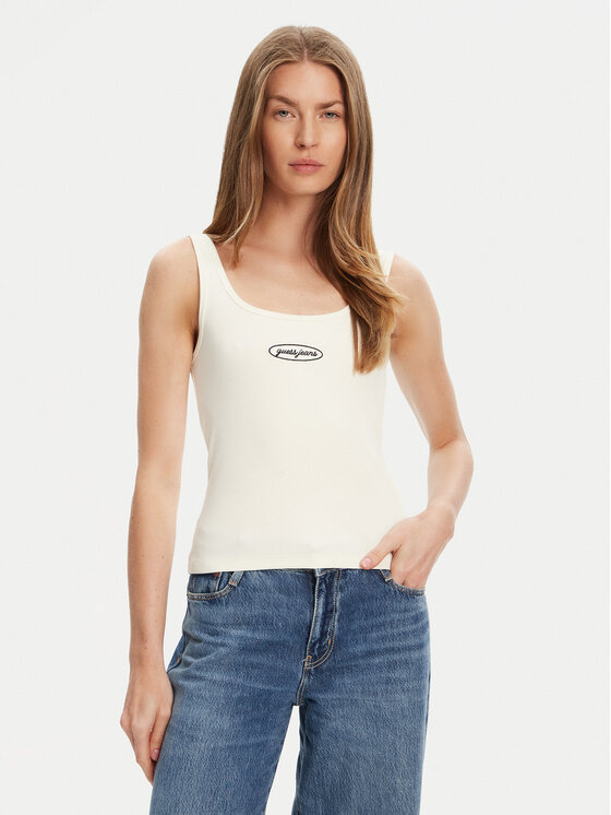 Guess Jeans Marškinėliai · Écru