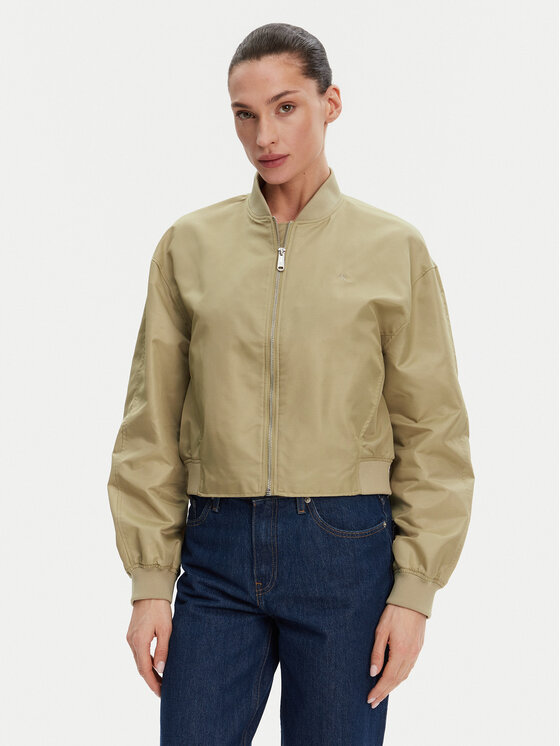 Calvin Klein Jeans Bomber striukė · Smėlio
