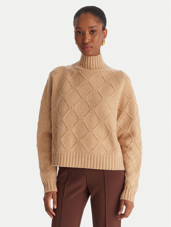 Elisabetta Franchi Megztinis · Ruda · Regular Fit