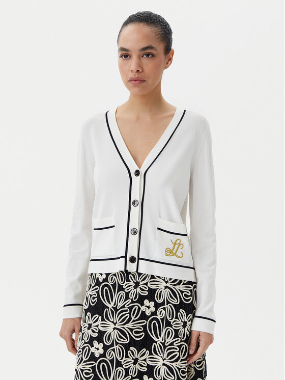 Luisa Spagnoli Kardiganas · Écru · Regular Fit