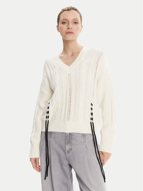 BOSS Megztinis · Smėlio · Regular Fit