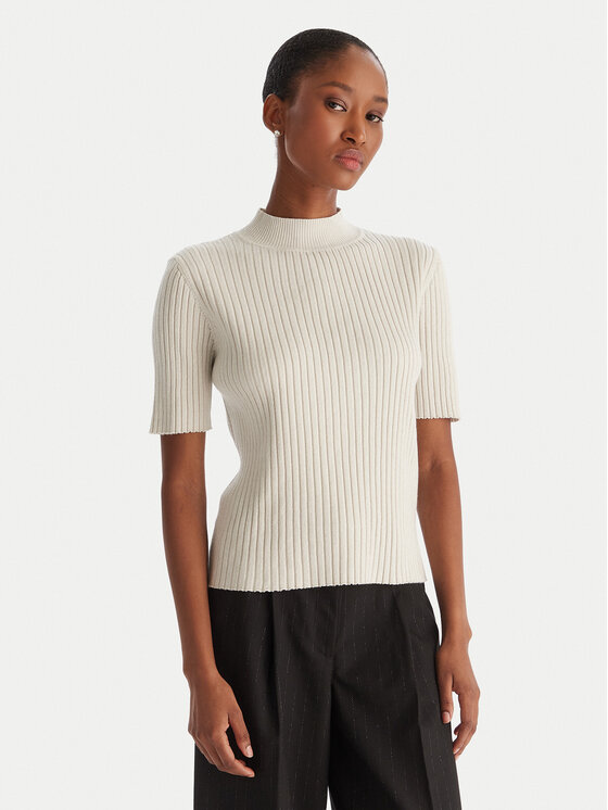 Kodas 20MAY ACCESS FASHION Megztinis · Smėlio · Slim Fit