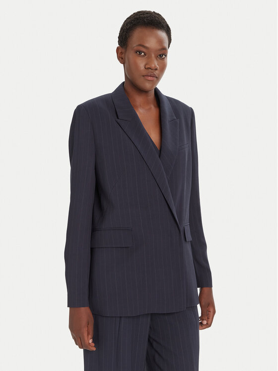 BOSS Švarkas · Tamsiai mėlyna · Relaxed Fit