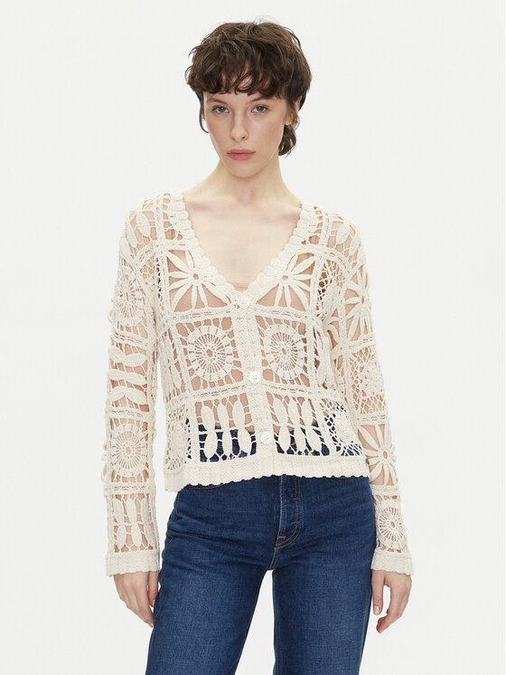 Pepe Jeans Kardiganas · Smėlio · Regular Fit