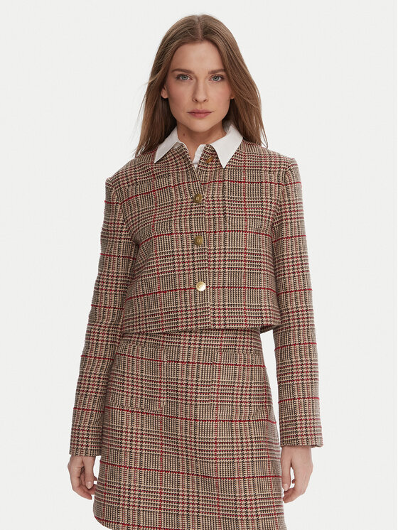 Tommy Hilfiger Švarkas · Smėlio · Regular Fit