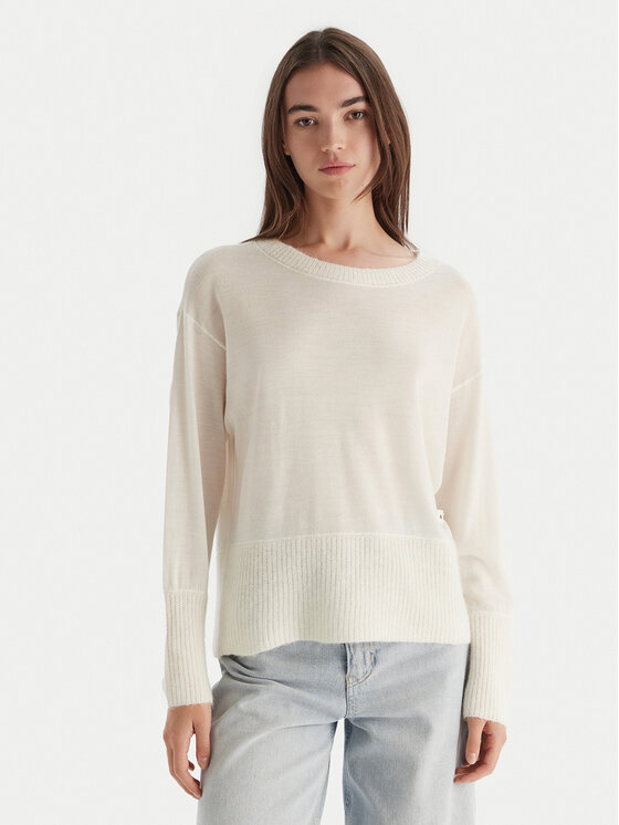 Armani Exchange Megztinis · Écru · Relaxed Fit