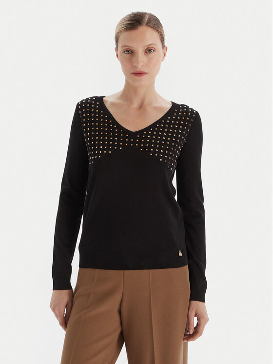 Artigli Megztinis · Juoda · Regular Fit