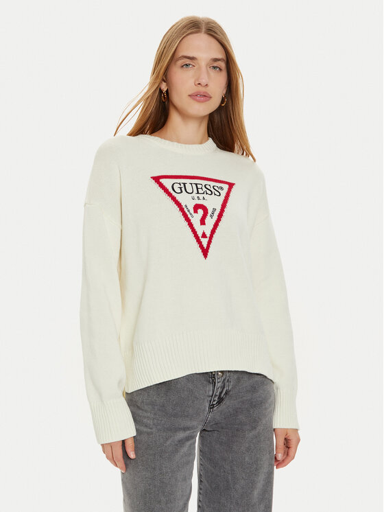 Guess Jeans Megztinis · Smėlio · Regular Fit