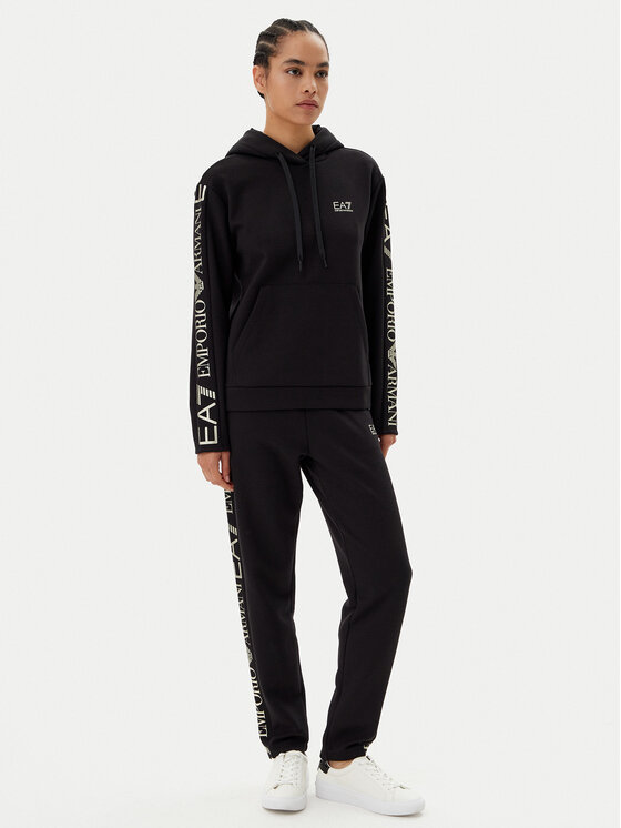 Kodas 20MAY EA7 Emporio Armani Sportinis kostiumas 7W000116 AF10443 MC004 Juoda Regular Fit