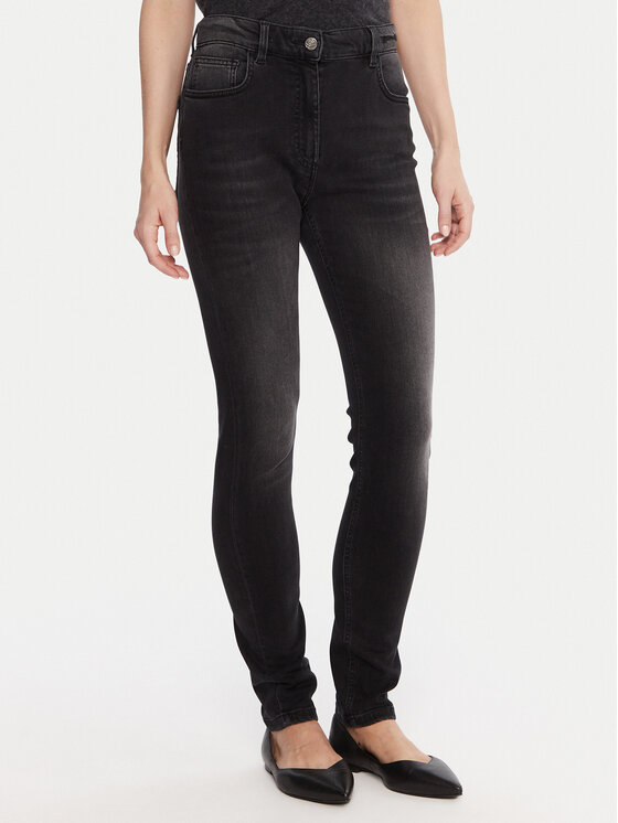 Marella Džinsai · Juoda · Skinny Fit