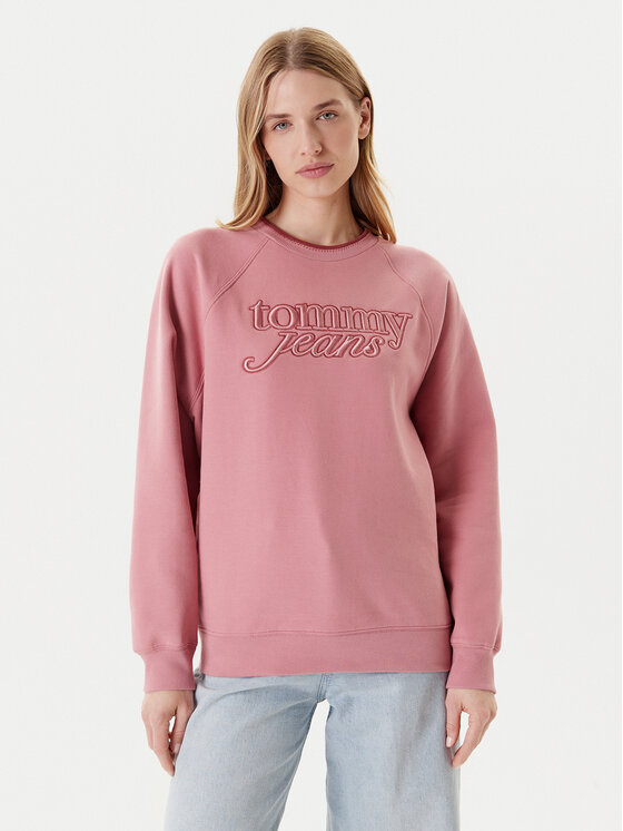 Tommy Jeans Džemperis · Rožinė · Regular Fit