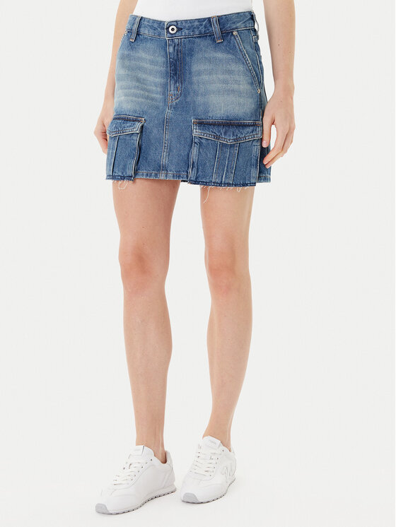 Karl Lagerfeld Jeans Džinsinis sijonas · Mėlyna · Mini