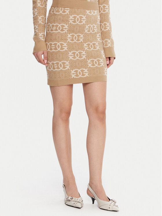 PINKO Mini sijonas · Smėlio · Mini